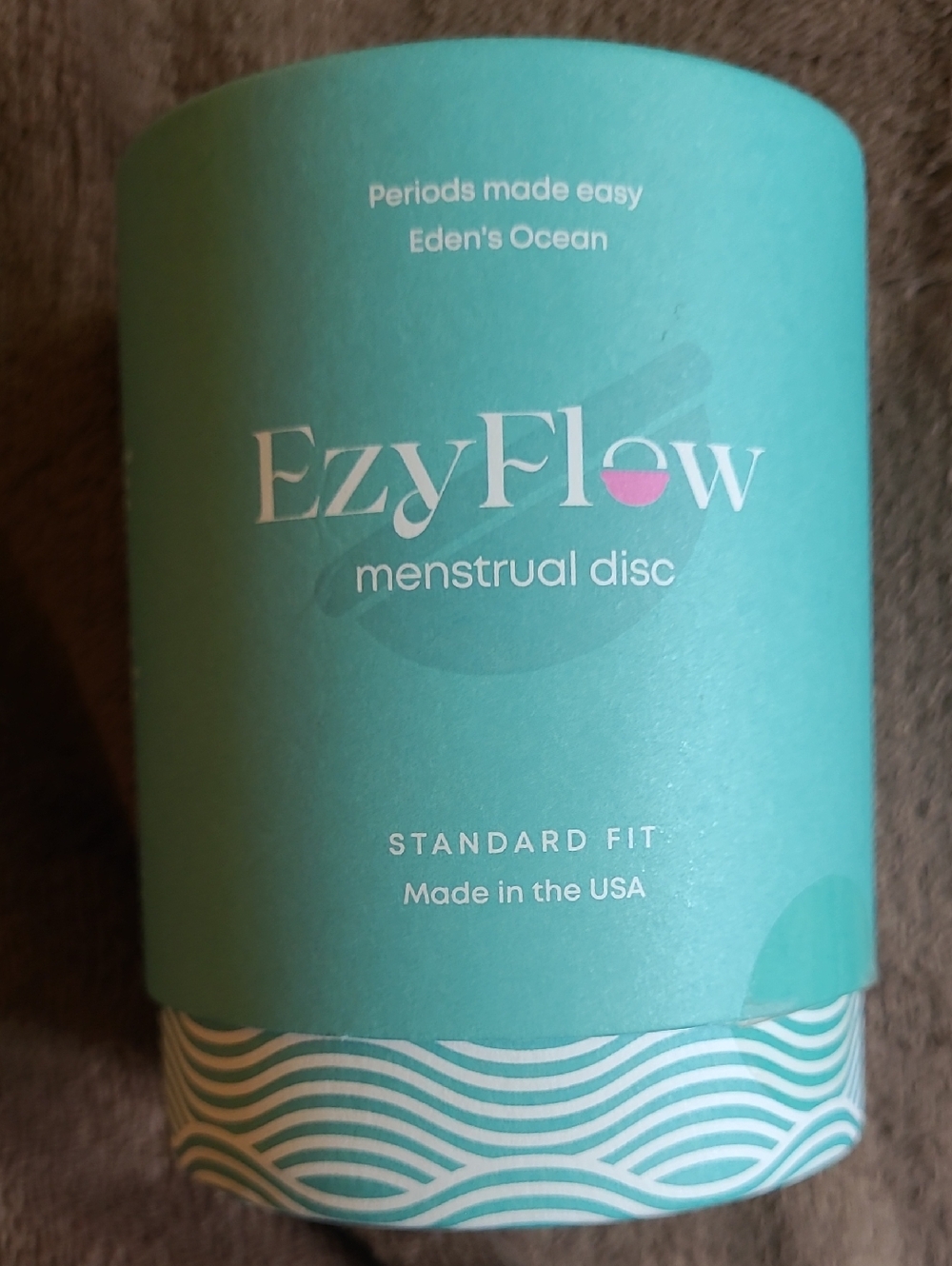 EzyFlow Menstrual Disc Packaging - Teal Guide